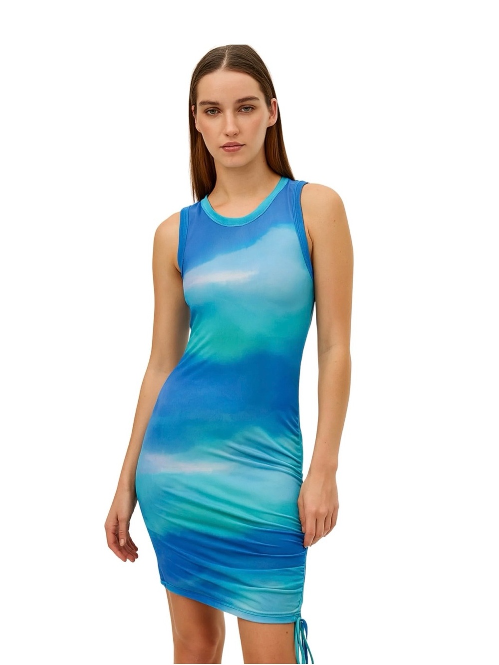 Forever 21 Aqua & Blue Ombre Tank Top 👗 Dress | MED | NWT |